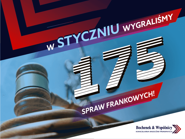Frankowicze – Podsumowanie wyroków w styczniu