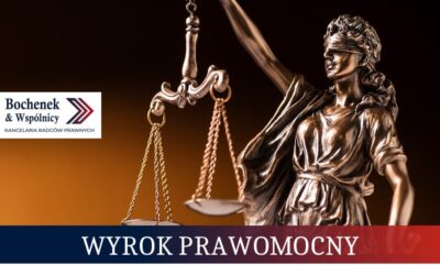 Wyrok prawomocny – Getin Noble Bank S.A. (Sygn. Akt I ACa 1567/21)