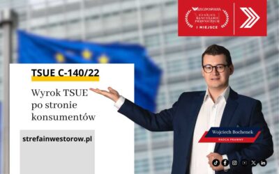 Trybunał Sprawiedliwości UE po stronie konsumentów