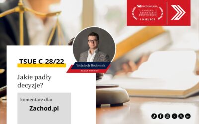 Zapadł wyrok TSUE w sprawie Frankowiczów C-28/22