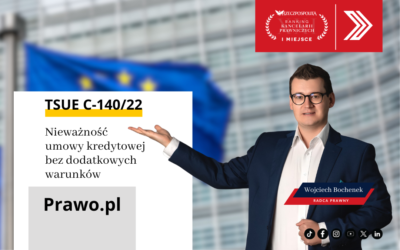 Wyrok TSUE a oświadczenie o skutkach nieważności umowy