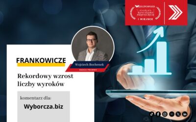 Najnowsze statystyki w sprawach wyroków frankowych