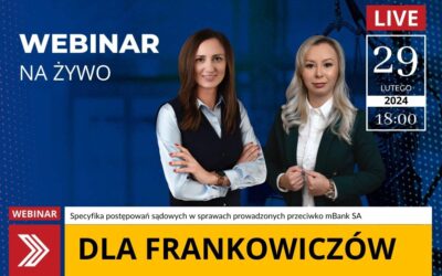 Frankowicze mBAnk SA | Webinar 29.02.2024