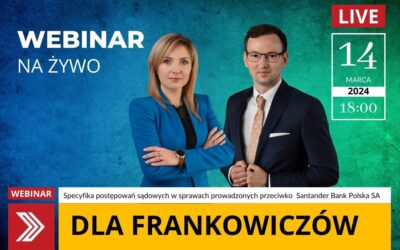 Frankowicze Santander Bank Polska SA | Webinar 14.03.2024
