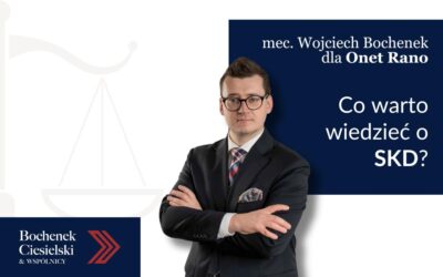 Mec. Wojciech Bochenek gościem programu Onet Rano – rozmowa o kredytach konsumenckich i frankowych