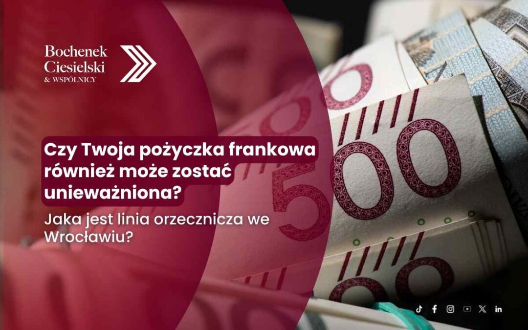 Pożyczka frankowa – jaka jest linia orzecznicza we Wrocławiu?