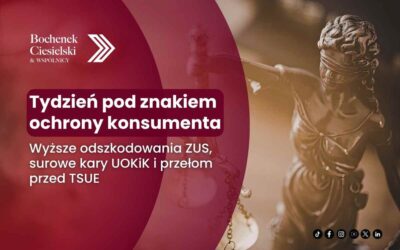 Tydzień pod znakiem ochrony konsumenta: Wyższe odszkodowania ZUS, surowe kary UOKiK i przełom przed TSUE
