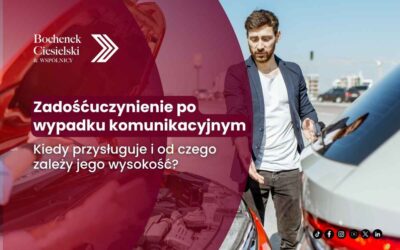 Zadośćuczynienie po wypadku komunikacyjnym – kiedy przysługuje i od czego zależy jego wysokość