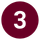 Step 3 badge in a maroon circle with the number 3