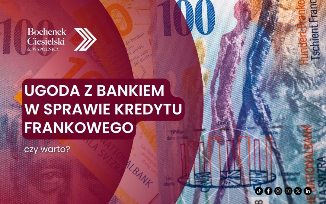 Zbliżenie na banknoty kredytu frankowego