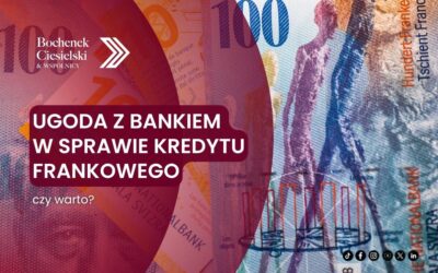 Ugoda z bankiem w sprawie kredytu frankowego – czy warto?