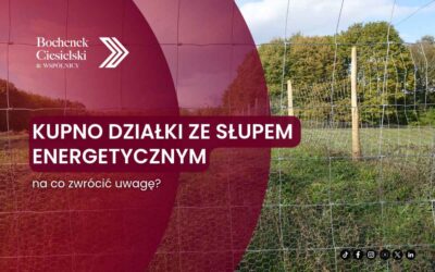 Kupno działki ze słupem energetycznym lub gazociągiem – na co zwrócić uwagę?